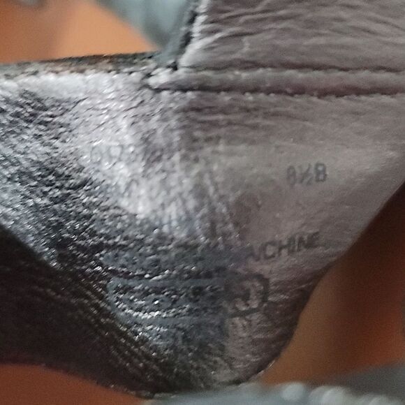 COACH PAM SIG C LOGO LEATHER WEDGE HEELS SANDALS - Picture 13 of 16